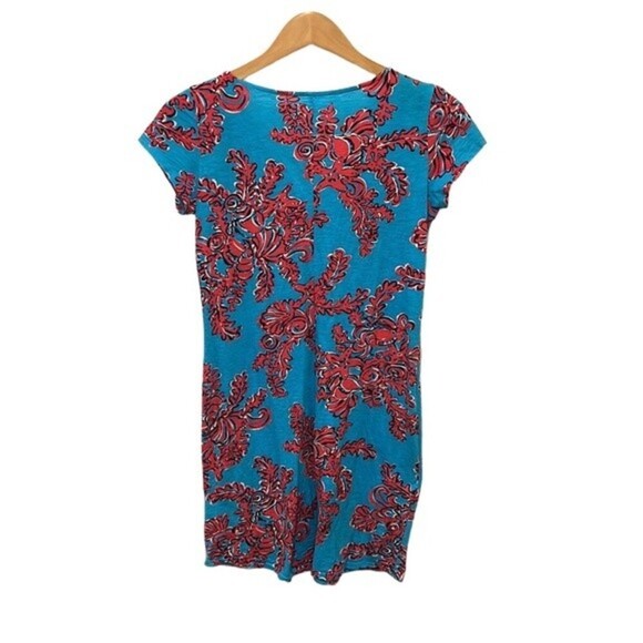 Lilly Pulitzer Brewster Rode Island reef searlean t-shirt dress size small - Picture 2 of 7